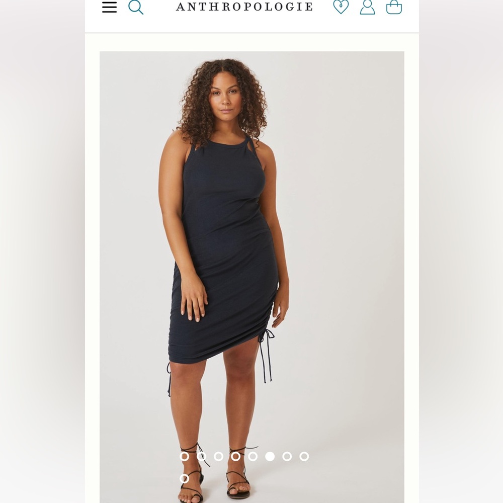 Daily Practice by Anthropologie Strappy Terry Mini Dress
